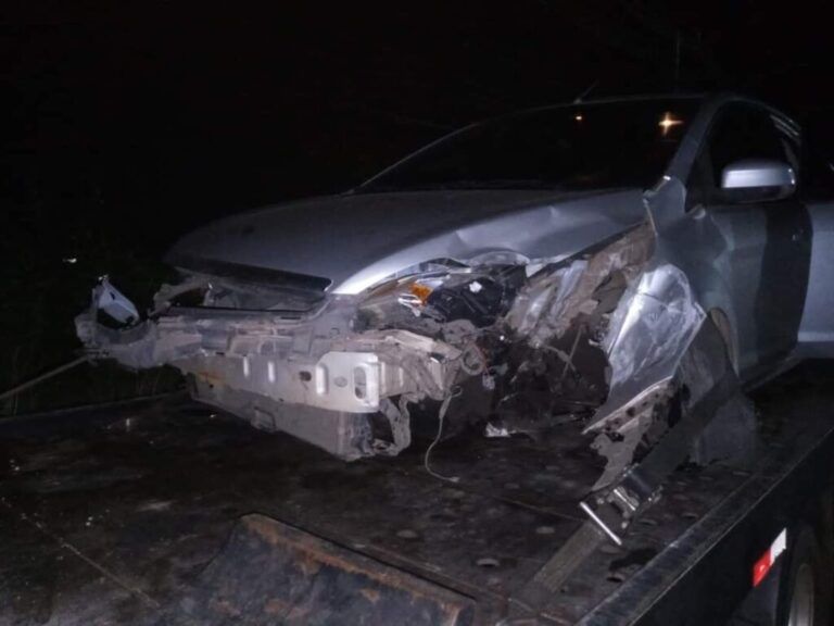 CACHOEIRINHA | Carro bate e entorta semáforo em avenida