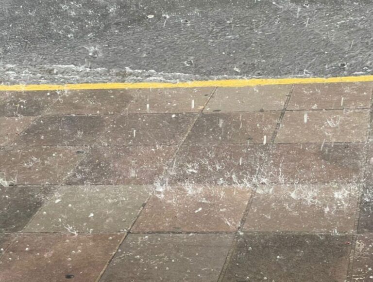 SUSTO | Bombeiros registram temporal de granizo no Interior