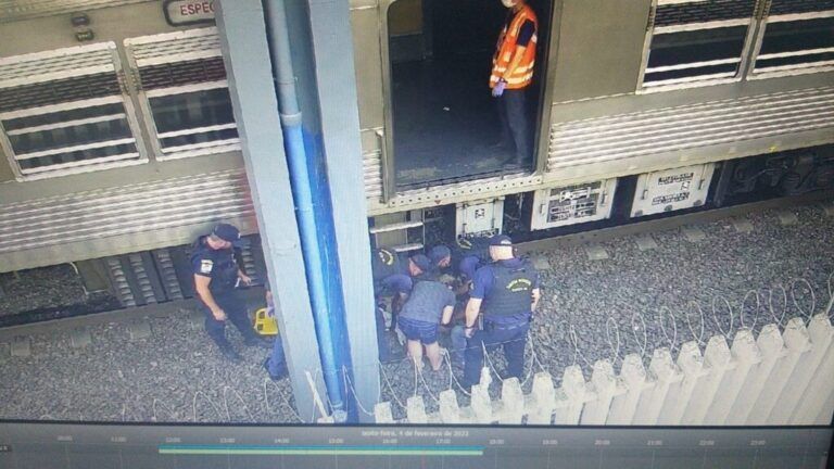 Idosa atingida por trem em Esteio está internada em estado grave