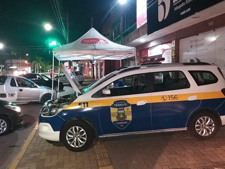 Mais de 10 motoristas são multados por dirigirem alcoolizados em Canoas