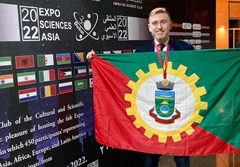 Estudante de Canoas é ouro em uma das maiores feiras científicas do mundo