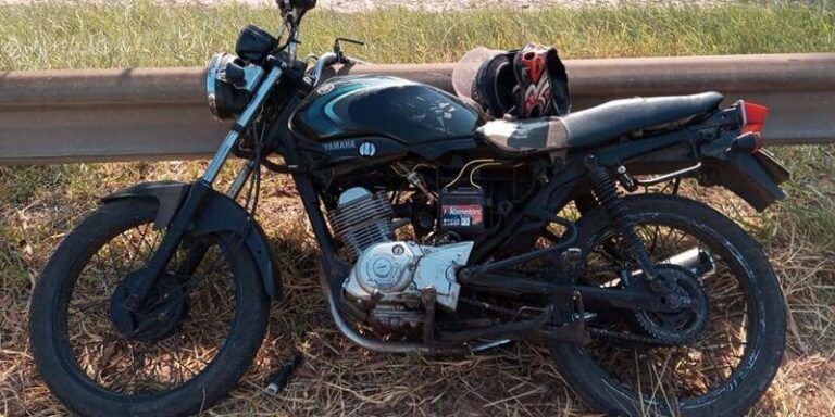 Motociclista morre após perder controle da moto