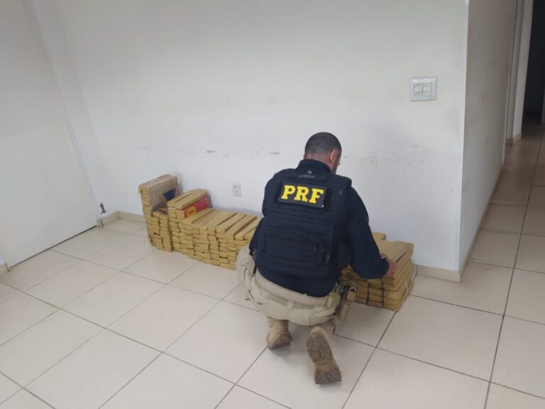 CANOAS | Corsa com mais de 200 quilos de maconha é flagrado parado na BR-116