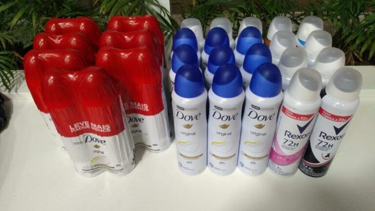 Homem é preso após furtar mais de 30 desodorantes