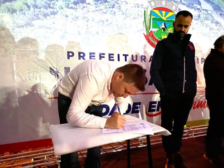 Mais um trecho da Deoclécio Rodrigues, em Nova Santa Rita, vai ganhar asfalto