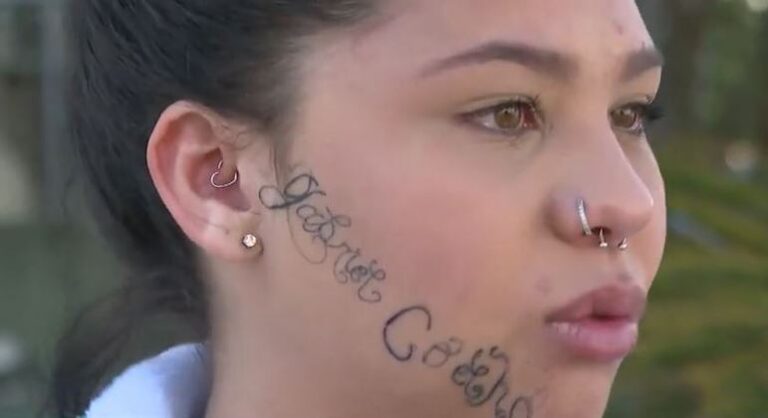 Homem sequestra e faz tatuagem com o próprio nome no rosto da namorada