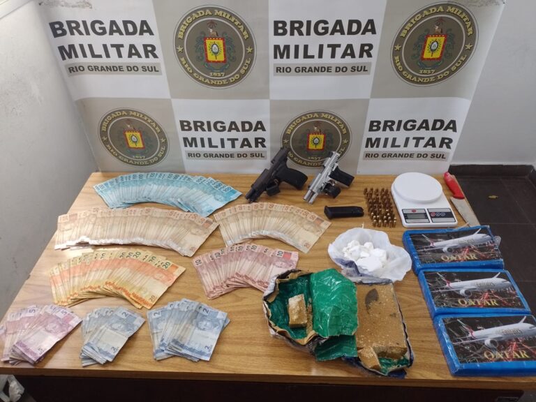 Traficante é preso com diversas drogas e até maconha do “Qatar” em Canoas