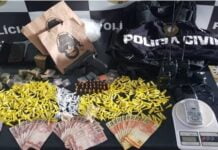 CAIU A CASA EM CANOAS | Traficante do Igara que se passava por policial é preso com mais de 500 pinos de cocaína