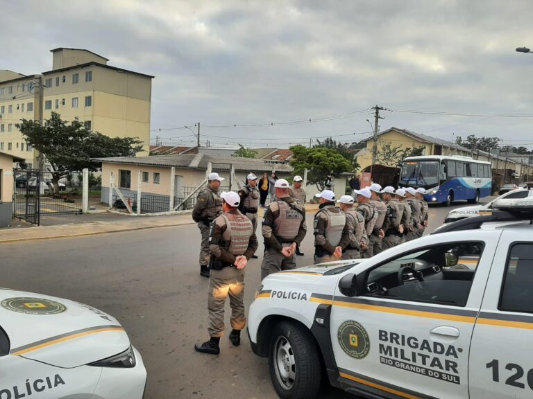 Brigada Militar coloca força total para ‘caçar’ criminosos no Guajuviras, em Canoas