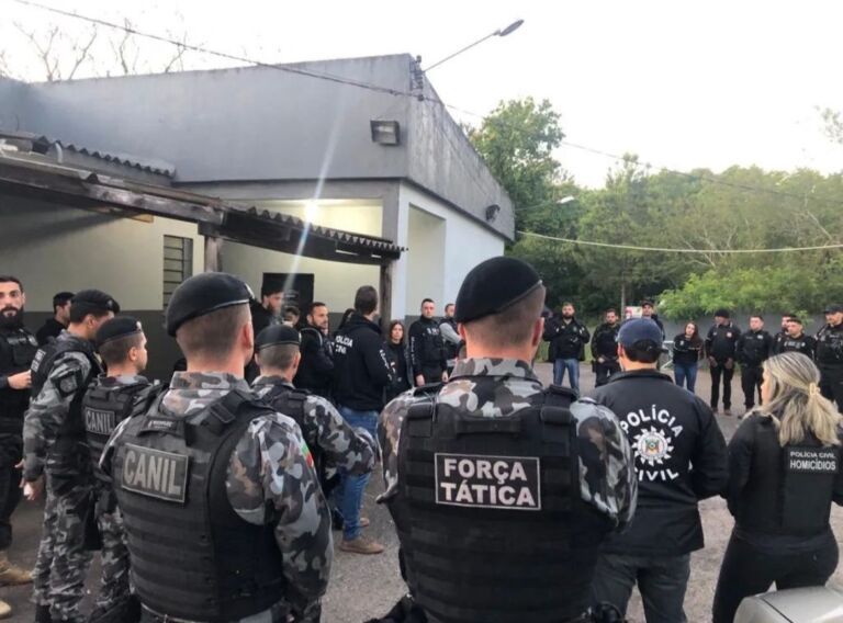 Polícia Civil e Brigada Militar fazem operação para prender matadores de Canoas