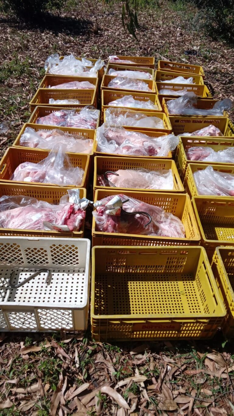 Homem é preso em Nova Santa Rita com carga de carne roubada em Canoas