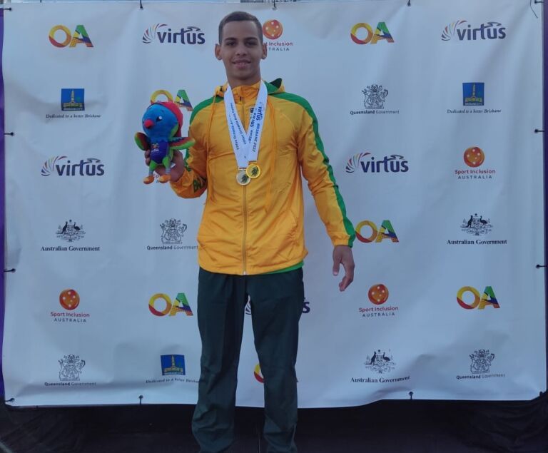 Atleta daqui é ouro em competição na Austrália