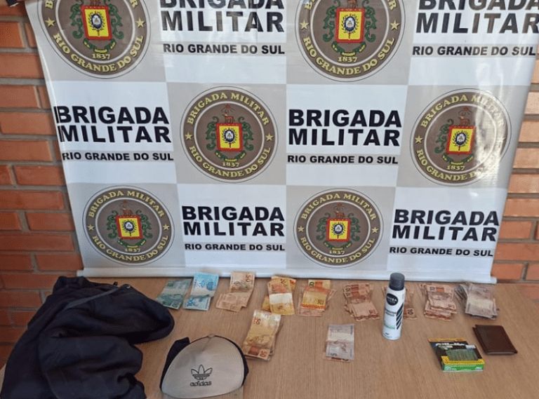 Criminoso que roubava desodorantes em farmácia é preso pela Brigada Militar