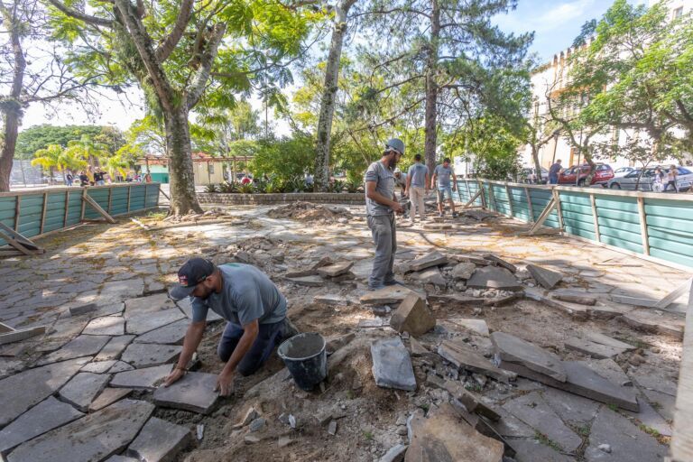 CANOAS | Praça Dona Mocinha será entregue de cara nova após grande revitalização