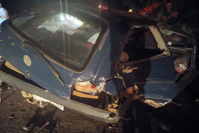 Motorista morre na hora enquanto tentava ultrapassar ônibus