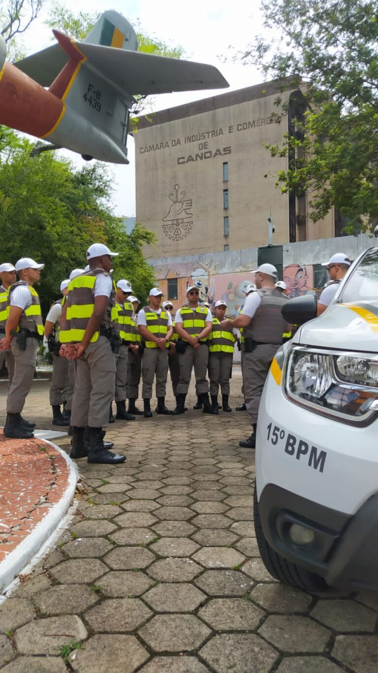 Brigada Militar coloca reforço de policiamento nas ruas