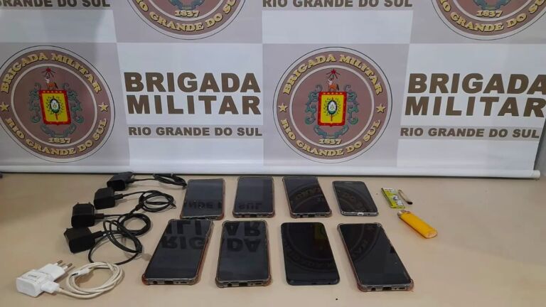 Ciclista é preso após quebrar parede de loja para roubar celulares