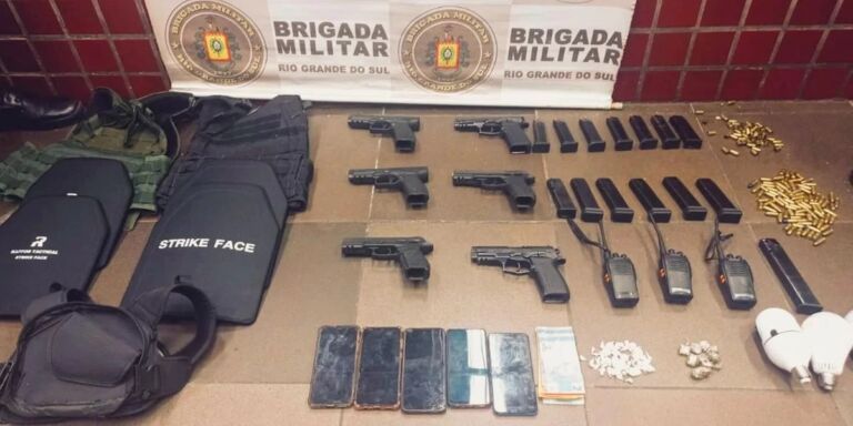 Dois criminosos morrem após confronto com a Brigada Militar