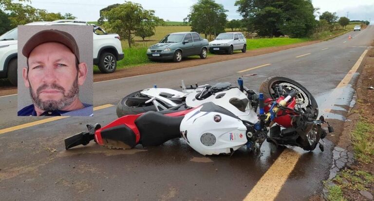 Homem morre ao perder o controle da moto e cair em barranco
