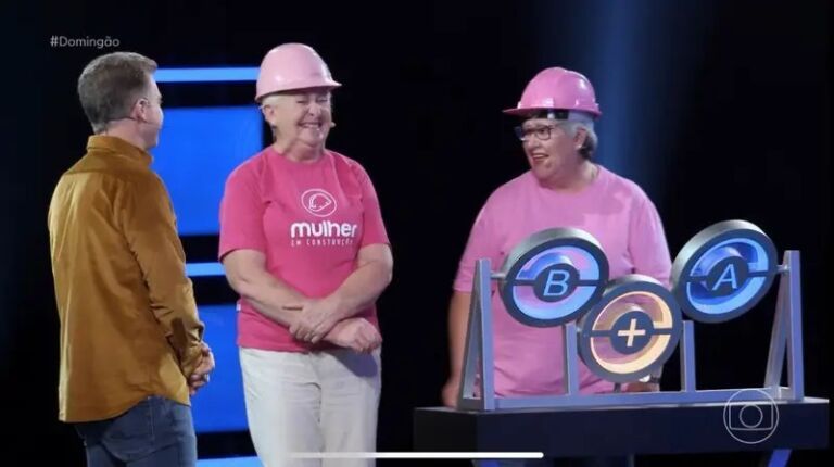 Integrantes do projeto “Mulher em Construção”, de Canoas, ganham mais de R$ 200 mil no Domingão do Huck