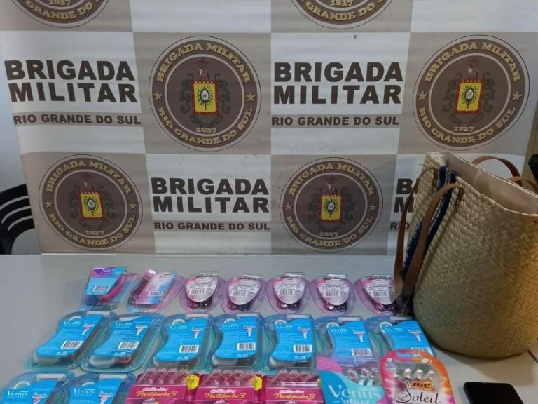 Mulher é presa após furtar giletes em farmácia