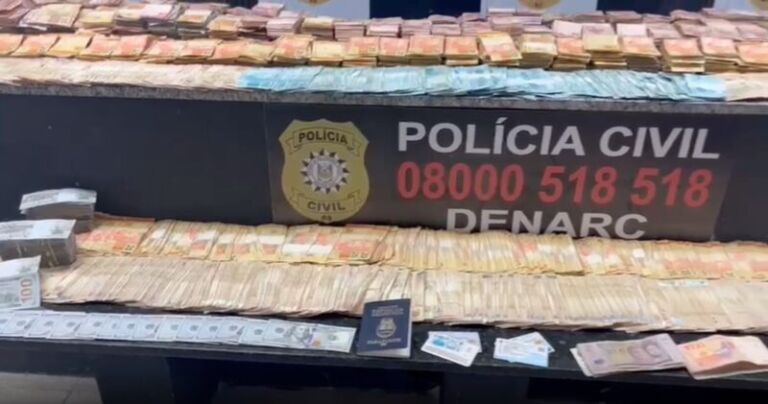 Polícia “tira” meio milhão de reais de facção