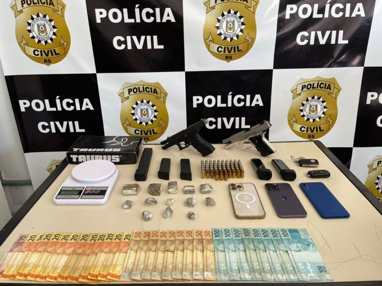 Lider de facção de Canoas que vende drogas em três bairros é preso