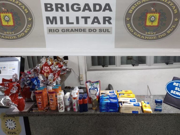 Mulher é presa com ovos de Páscoa e mais de 80 barras de chocolate em Canoas