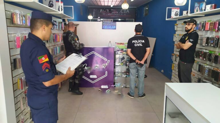 Operação quer acabar com a venda de celulares roubados em Canoas