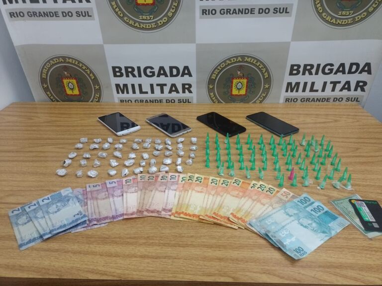 Quadrilha é presa vendendo drogas em Canoas