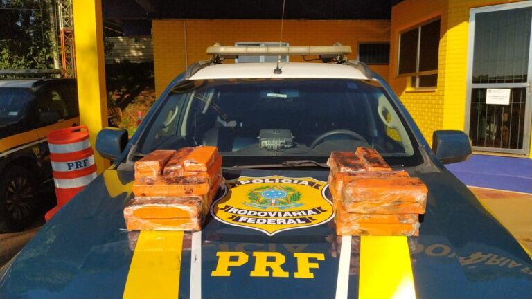 Traficante é preso levando maconha em ônibus