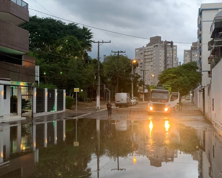 Volume das chuvas chegou a 42 milímetros em Canoas neste domingo