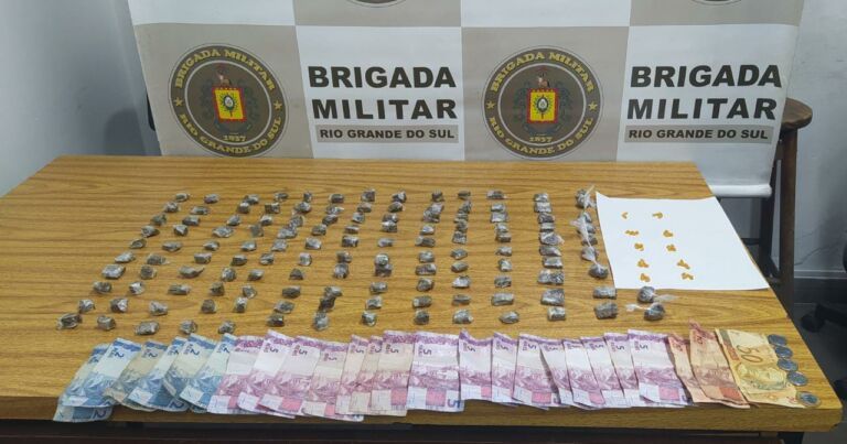 Vendedora de facção é presa com crack e maconha em Canoas