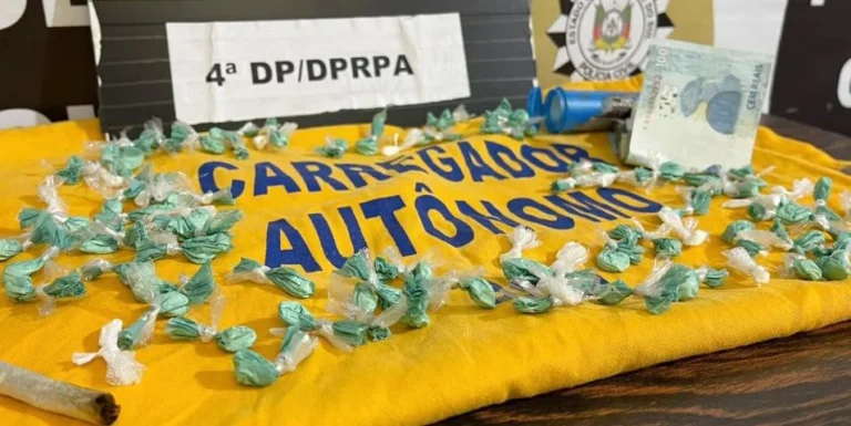 Carregador da Ceasa é preso vendendo drogas