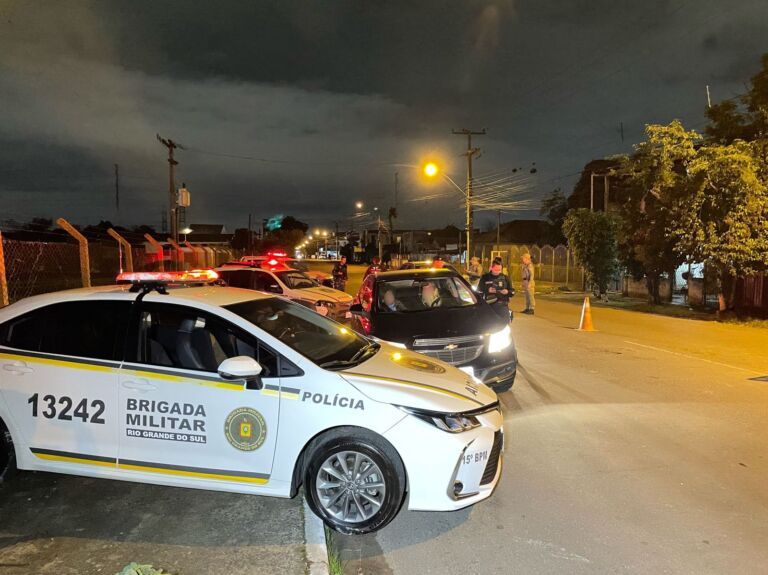Ladrões de carros e pedestres são alvos da Operação Cerco Fechado em Canoas