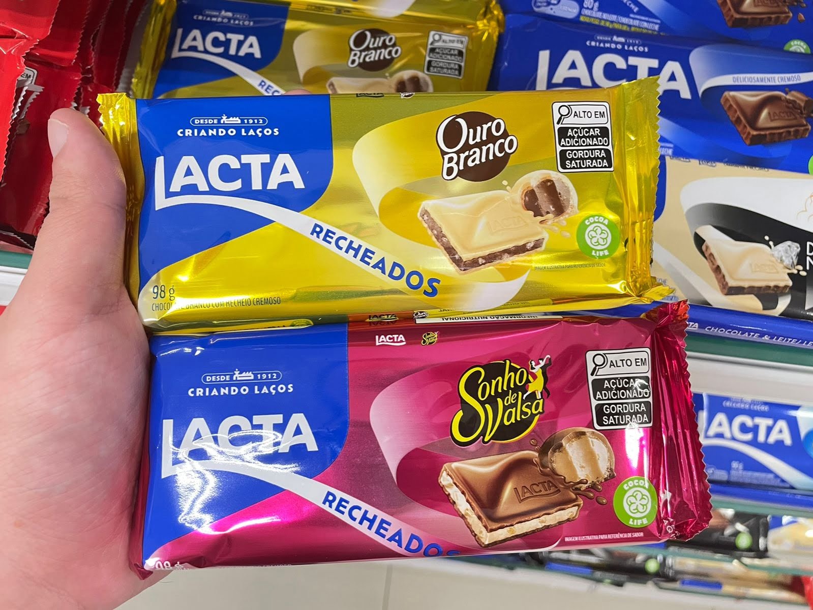Lacta expande portfólio e surpreende com o lançamento de barras de chocolate  Sonho de Valsa e Ouro Branco - ABC da Comunicação