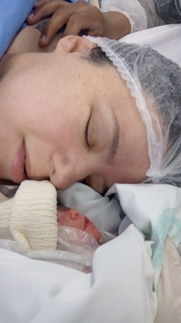 CANOAS: Conheça o primeiro bebê de 2024