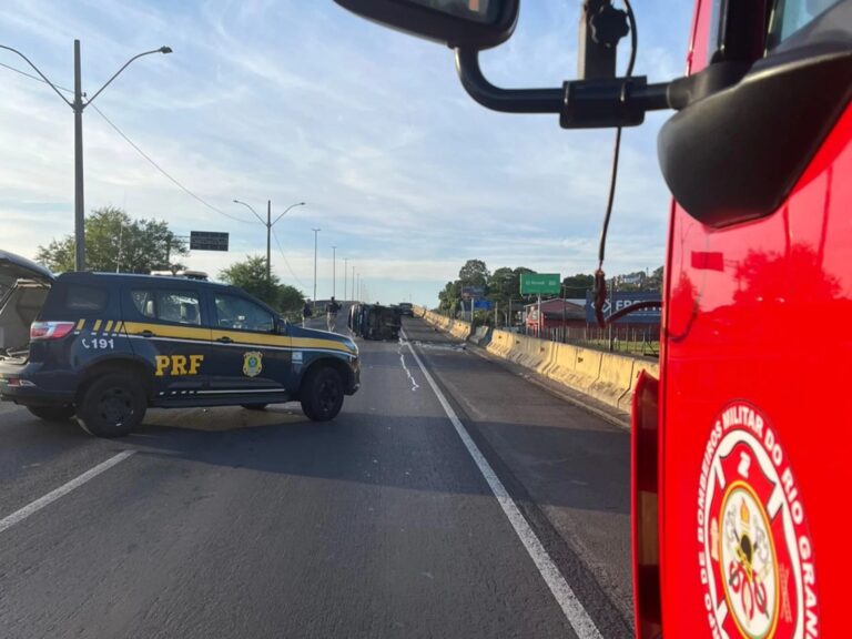 BR-116: morre após veículo capotar em acidente; Ele já foi identificado