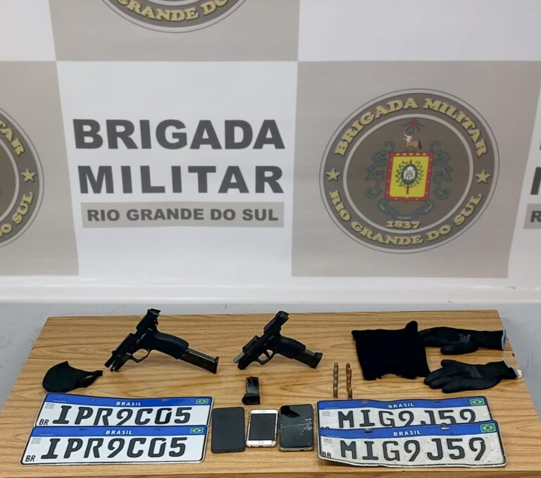 CANOAS: Criminosos são presos minutos após tentarem matar dois homens a tiros; Dois adolescentes foram apreendidos na ação
