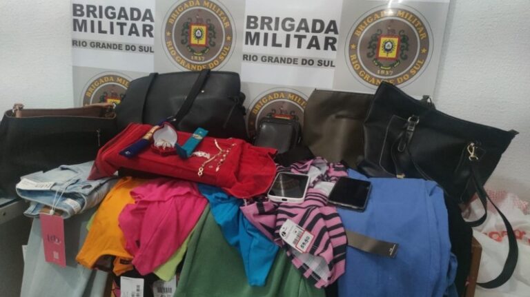 CANOAS: Mulheres são presas após roubarem roupas, bolsas e até joias