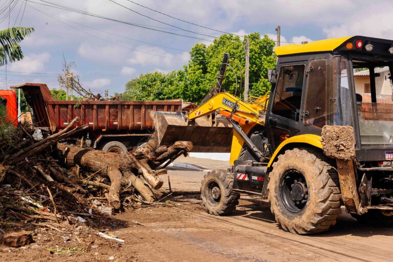 CANOAS: Prefeitura faz mutirão de limpeza para limpar entulhos deixados pelo temporal