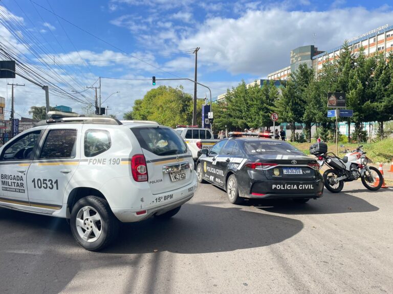 CANOAS: Homem é morto a tiros em frente ao Hospital Universitário