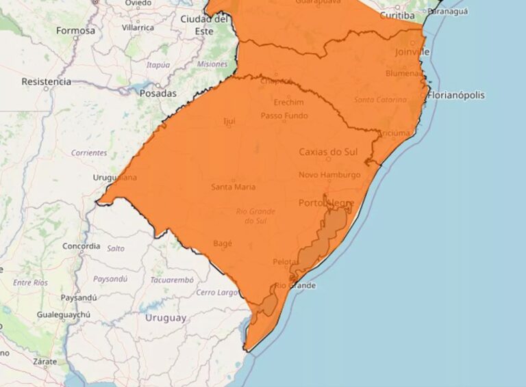 ATENÇÃO: Instituto de Meteorologia emite alerta laranja para temporais com ventos de até 100km/h e chance de granizo