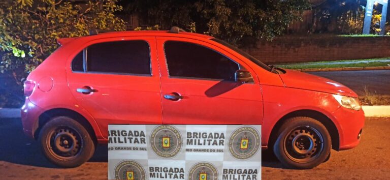 CANOAS: Brigada Militar prende dupla que roubava carros; Adolescentes também foram apreendidos