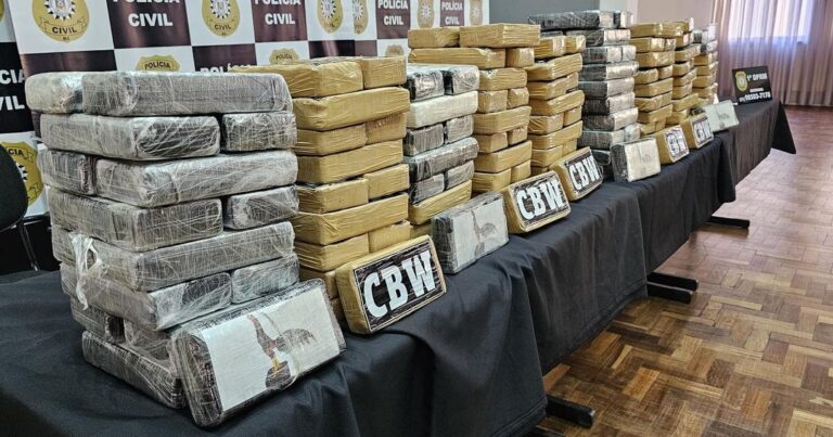 POLÍCIA: Facção tem prejuízo de mais de R$ 4 milhões com apreensão histórica de crack realizada pela Polícia Civil; Destino da droga era Canoas