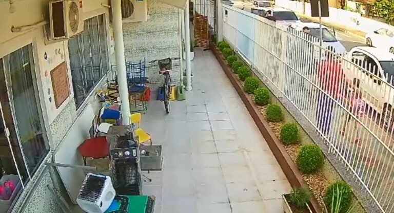 VÍDEO: Veja momento em que homem é morto com 16 tiros na frente de creche