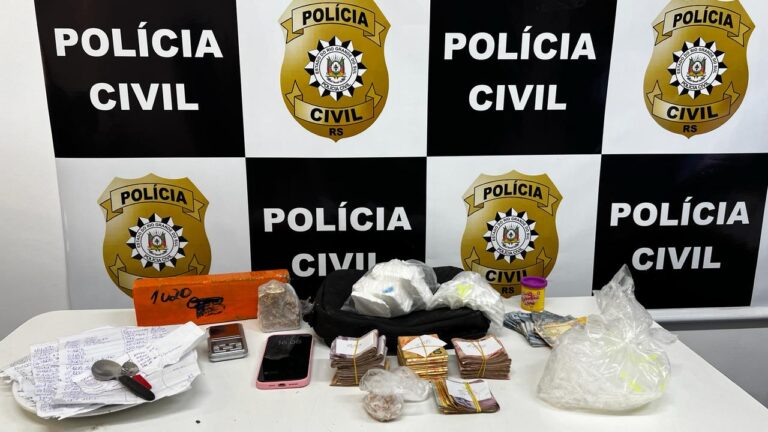 POLÍCIA: Dupla é presa comprando drogas em Esteio para abastecer pontos de venda em Canoas