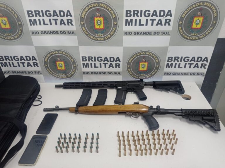 POLÍCIA: Polícia encontra esconderijo de armamento pesado de facção