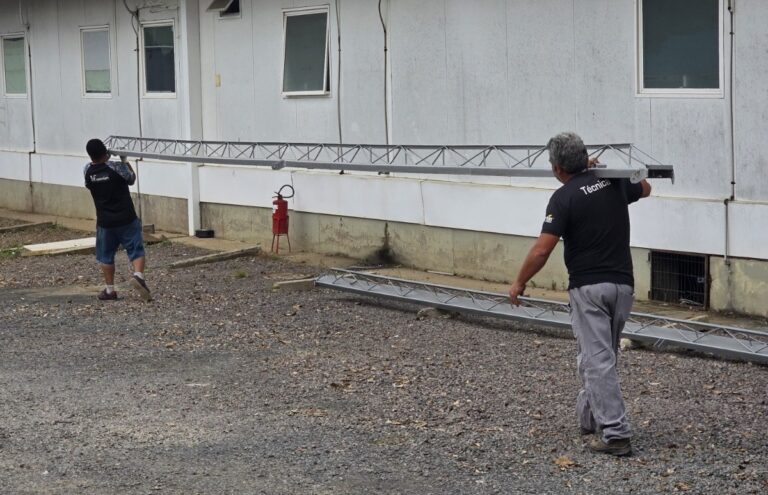 Começa montagem do Hospital de Campanha em Canoas