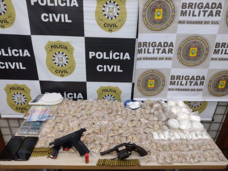 Traficante é preso 9 mil porções de drogas